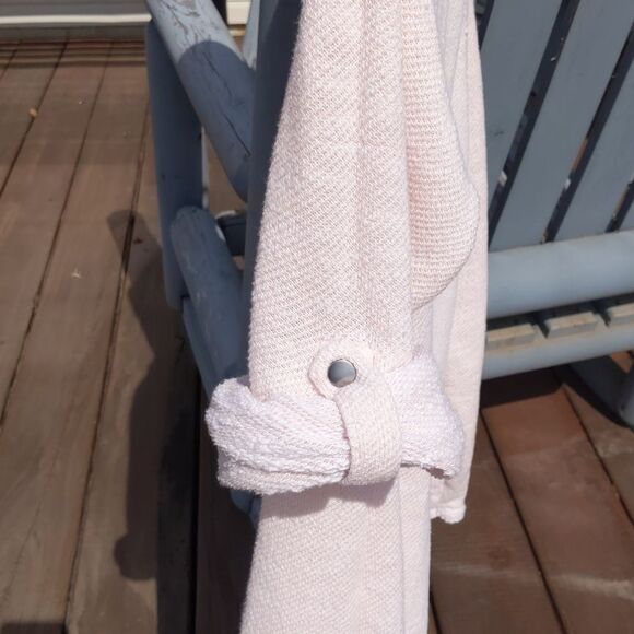 KENSIE Pink Nubby Knit Hoodie Small - Picture 7 of 8